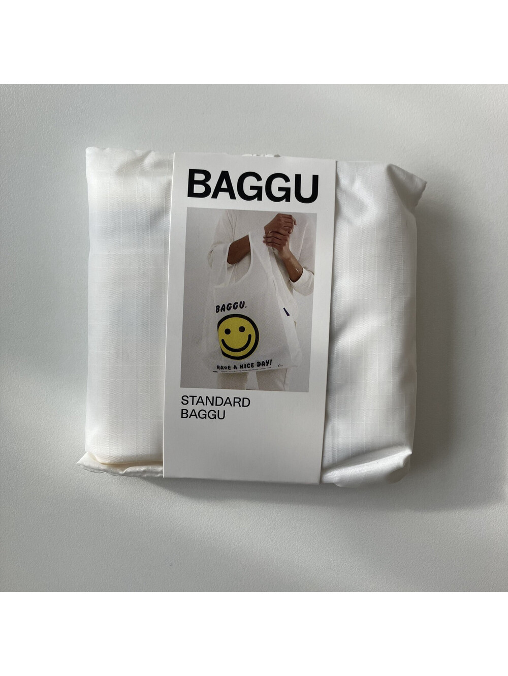 Baggu Standard Reusable Eco Tote Bag Have a Nice Day Smiley New Classic